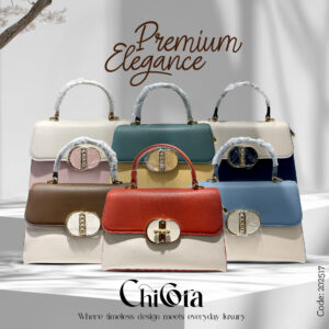 Louis Sasun Elegant Color - Block Satchel Bag