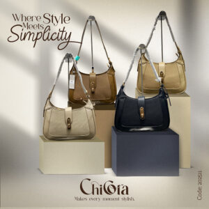 Elegant Zip Shoulder Bag