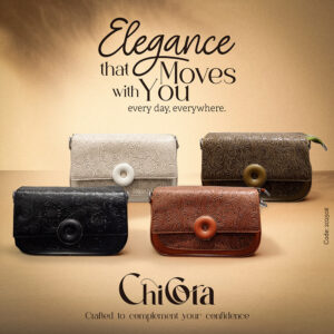 Embossed Flap Shoulder Bag