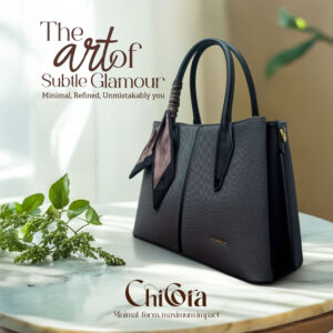 CHRISBELLA Signature Structured Tote Bag